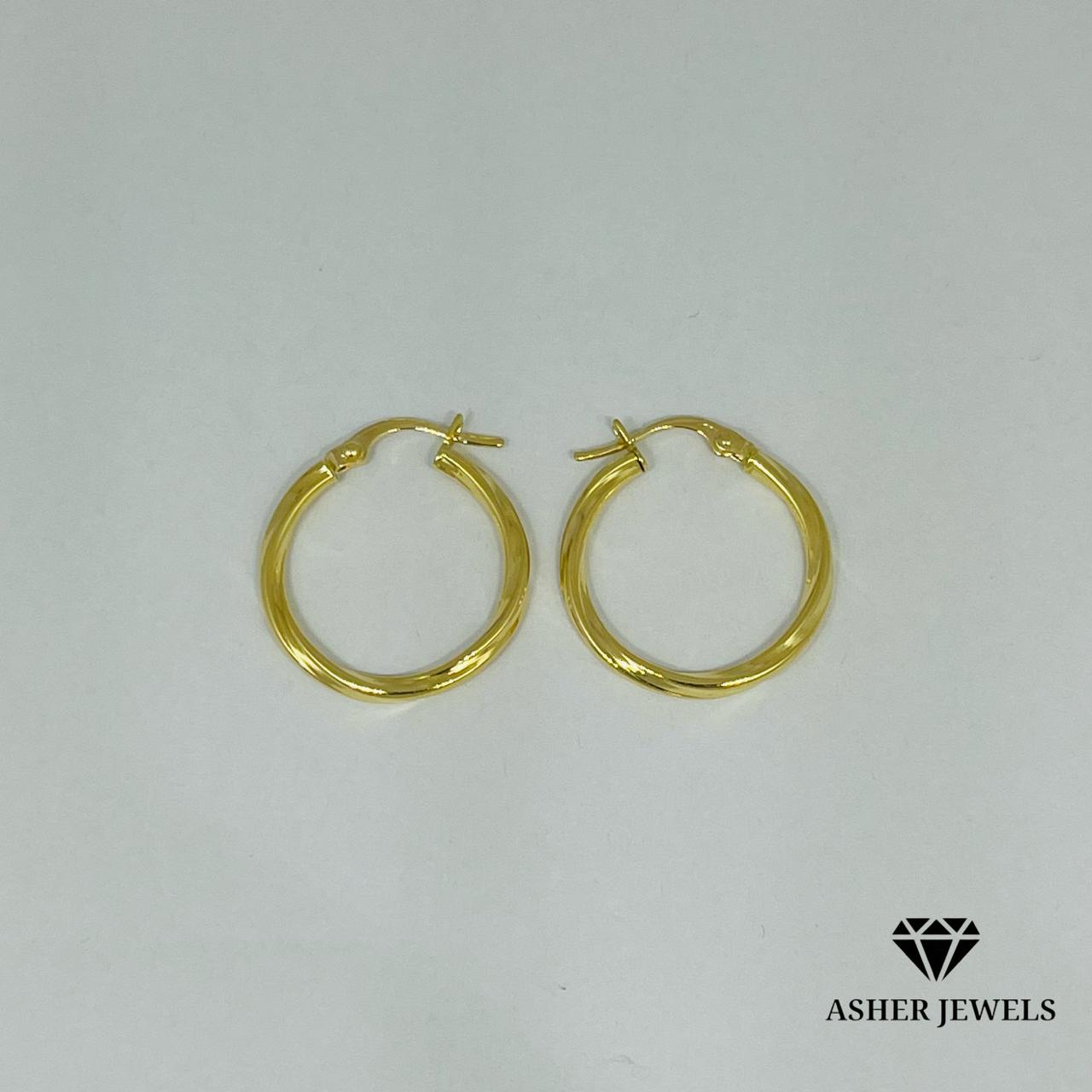 Twisted Loop Earrings